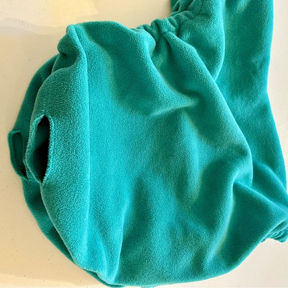 Teal fleece saddle cover - Picture 4 of 4